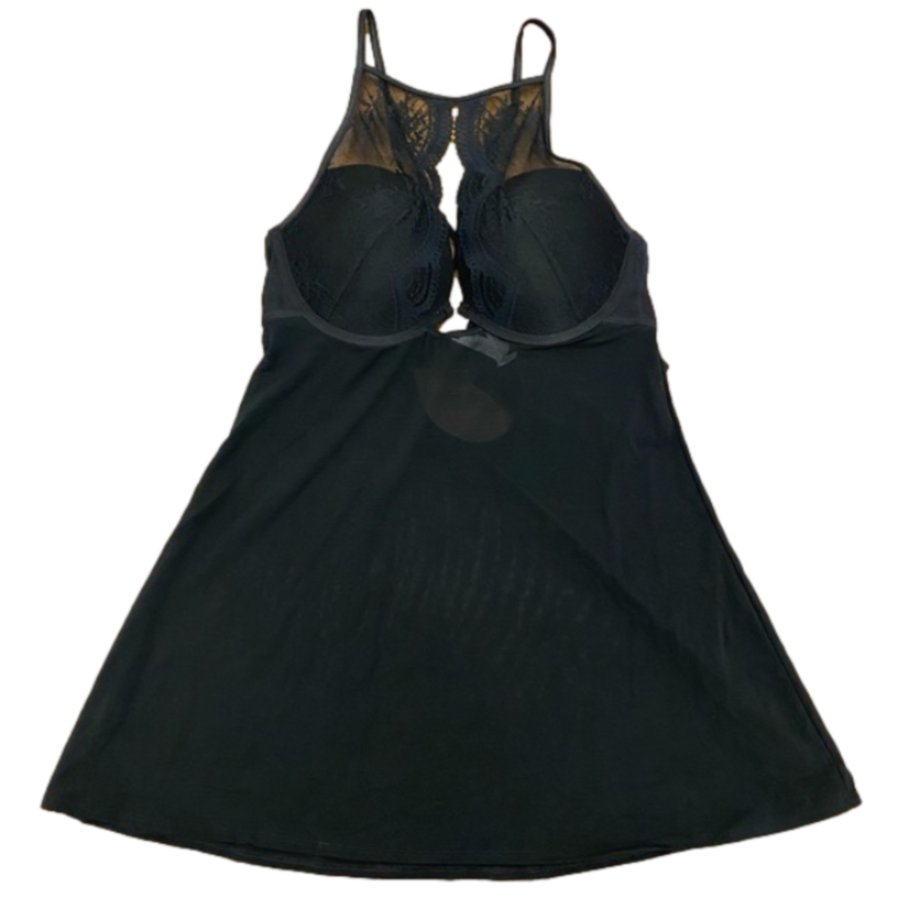Women’s Auden Intimates Black Babydoll Lingerie Set NWT